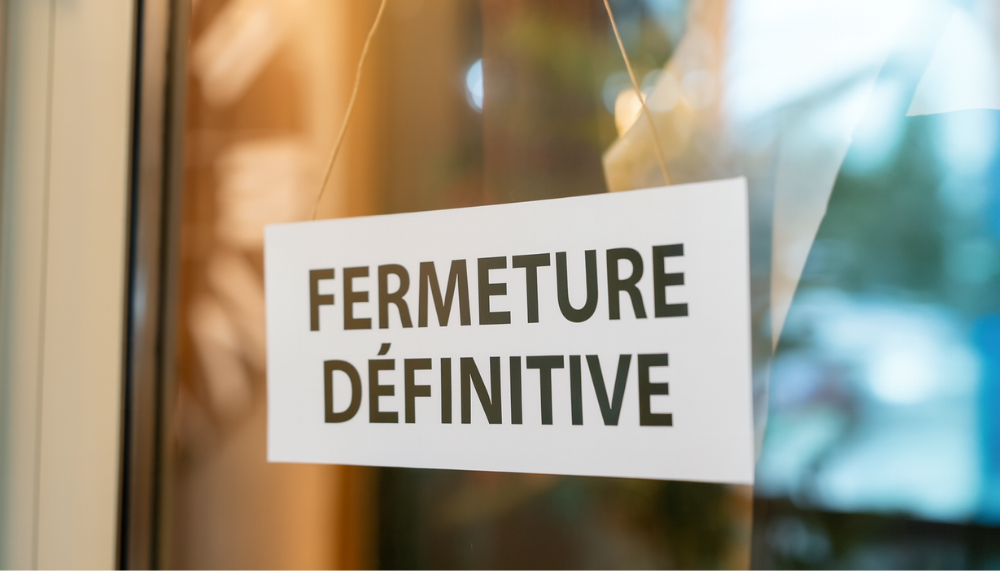 pancarte fermeture définitive