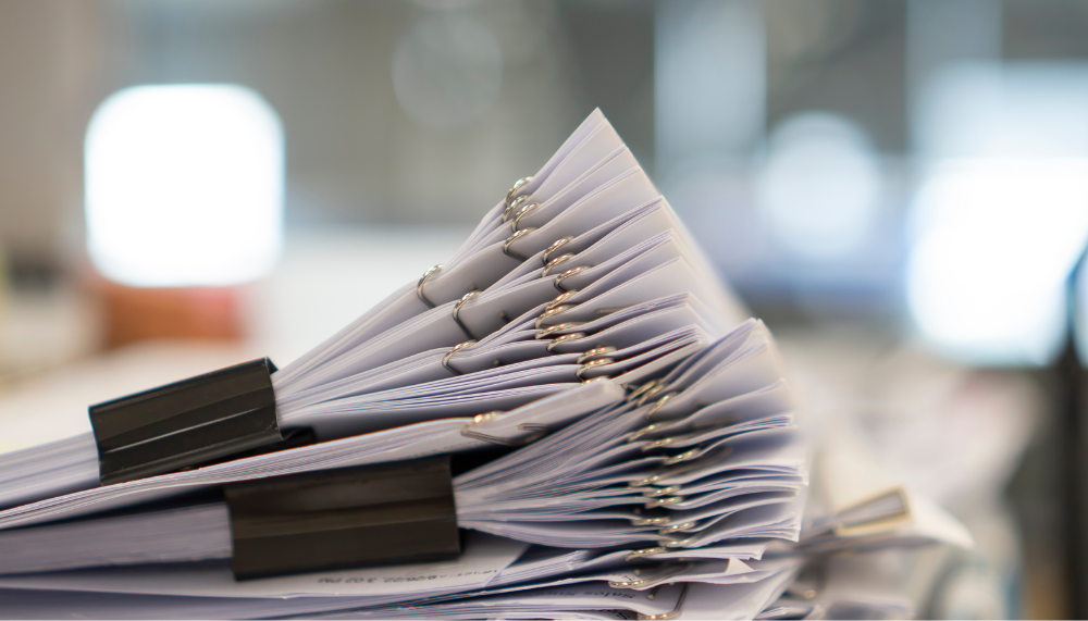 pile de documents comptables